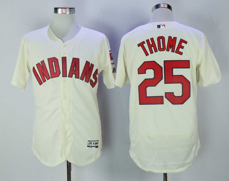 Indians 25 Jim Thome Cream Flexbase Baseball Jerseys,We sell and wholesale Indians 25 Jim Thome Cream Flexbase Baseball Jerseys on line form chian!